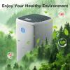 imageDehumidifierTABYIK 38OZSmallQuiet EnergySaving Dehumidifier with Auto Shut Off for Bathrooms Closets and RVswhite grey