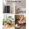 imageHumidifiers for Bedroom 6L Top Fill Cool Mist Humidifiers for Large Room for PlantsTABYIK Air humidifier with Humidistat and Timer with Essential Oil Diffuser Quiet for Home Black