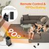 imageSpace Heater1500W Oscillating Heater for Indoor Use with ECO ThermostatRemote4 Modes and 24H Timer TABYIK Portable Electric Heaters with 6 Protection for Small Room for Office