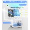 imageTABYIK Dehumidifier 35 OZ Small Dehumidifiers for Room for Home Quiet with Auto Shut Off Dehumidifiers for Bedroom 280 sq ft Bathroom RV ClosetBlueWhite