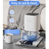 imageTABYIK Dehumidifier 35 OZ Small Dehumidifiers for Room for Home Quiet with Auto Shut Off Dehumidifiers for Bedroom 280 sq ft Bathroom RV ClosetBlueWhite