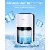 imageTABYIK Dehumidifiers for Home 42oz Dehumidifier for Bathroom Dehumidifiers for Room with Auto Shut Off Auto Defrost Quiet Dehumidifiers for Bedroom Wardrobe Closet Trailer RV