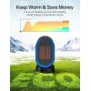 imageTABYIK Space Heater Electric Space Heaters for Indoor Use Small Portable Heater 45 Oscillating Personal Heater for Bedroom Home Office Black