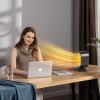 imageTABYIK Space Heater Electric Space Heaters for Indoor Use Small Portable Heater 45 Oscillating Personal Heater for Bedroom Home Office Black