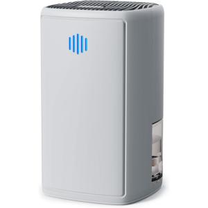 imageDehumidifierTABYIK 38OZSmallQuiet EnergySaving Dehumidifier with Auto Shut Off for Bathrooms Closets and RVswhite grey