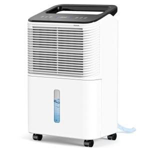 imageTABYIK 30 Pint Dehumidifier for Basement with Drain Hose for Large Bedroom Bathroom with Auto Humidity Control 24H Timer