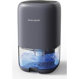 imageTABYIK Dehumidifier 35 OZ Small Dehumidifiers for Room for Home Quiet with Auto Shut Off Dehumidifiers for Bedroom 280 sq ft Bathroom RV ClosetBlueZGrey