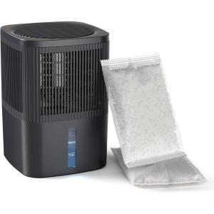 imageTABYIK Moisture Absorber 1000ml 34OZ x 2 Pack Disposable Dehumidifier with Refiil Bags Portable Dehumidifier for your Bathroom Closet RV Kitchen and Bedroom 15 No Electricity Required