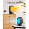 imageTABYIK Space Heater for Indoor Use 45Oscillating Portable Heater Fast Heating Ceramic Heater Quiet Heat with 7 Safety Protections Small Electric Heaters for Indoor Office Desktop Home Black